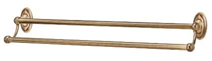 24" Double Towel Bar in Antique English Matte