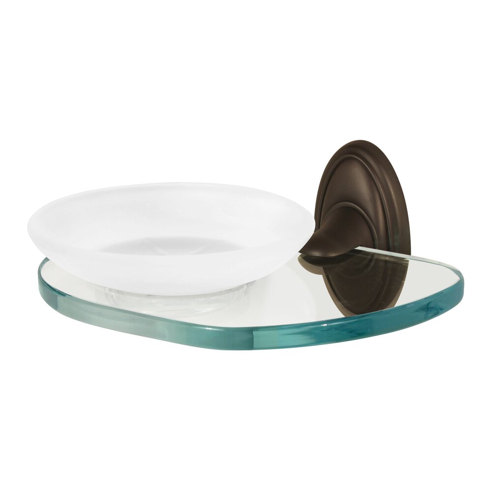 Soap Holder with Dish in Chocolate Bronze