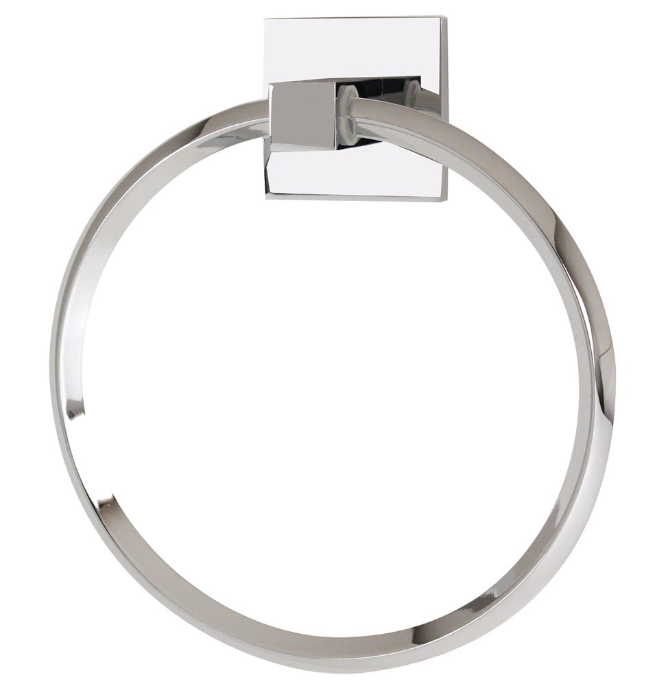 6" Towel Ring in Polished Chrome