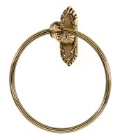 7" Towel Ring in Polished Antique