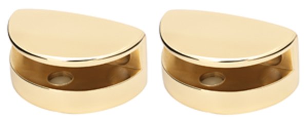 Shelf Brackets Only (priced per pair) in Polished Brass