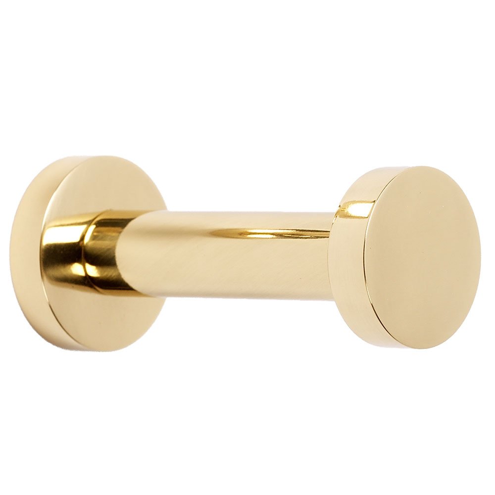 3" Robe Hook in Unlacquered Brass
