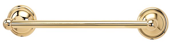 12" Towel Bar in Polished Brass