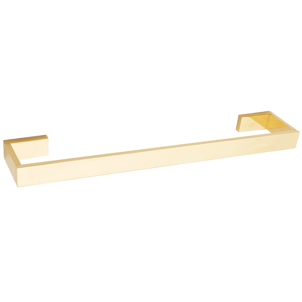 12" Towel Bar In Polished Brass