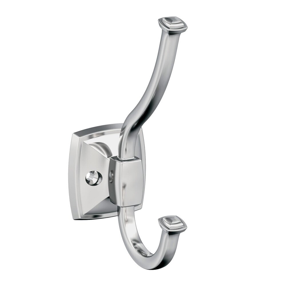 Kinsale Double Prong Wall Hook in Chrome