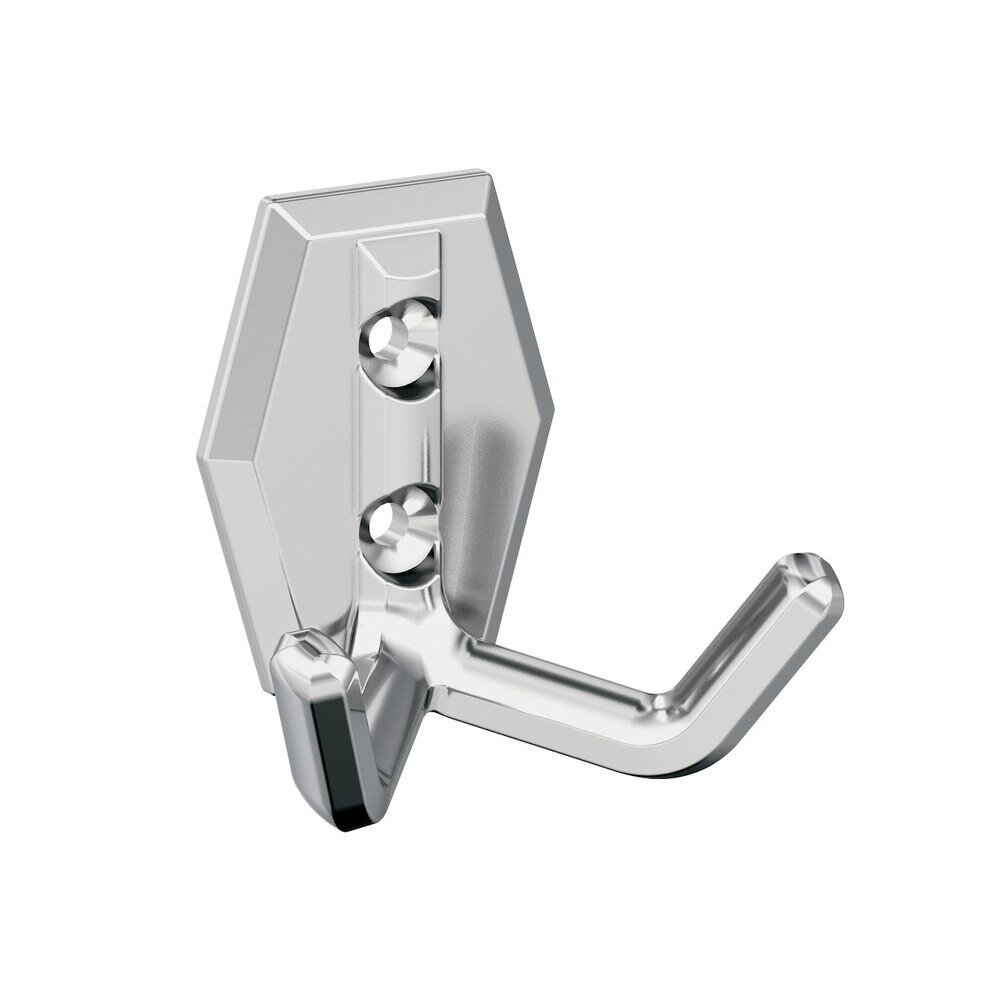 Benton Double Prong Wall Hook in Chrome