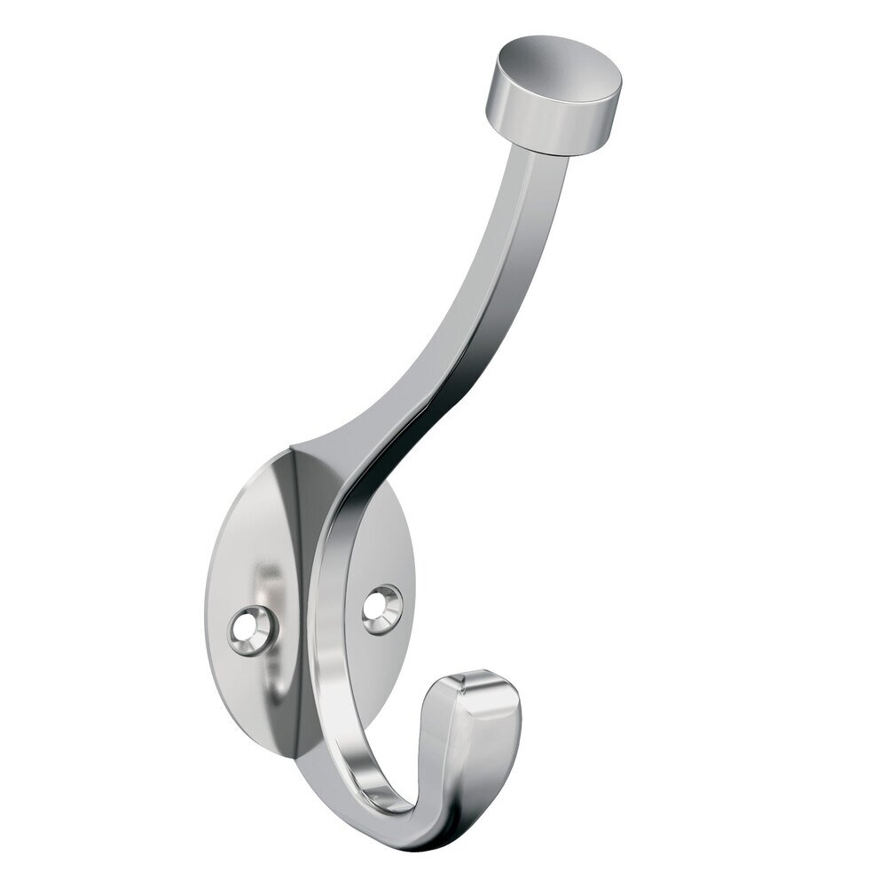 Adare Double Prong Wall Hook in Chrome