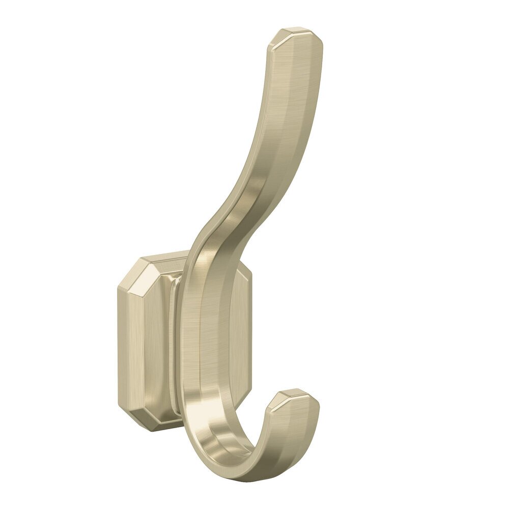 Granlyn Double Prong Wall Hook in Golden Champagne