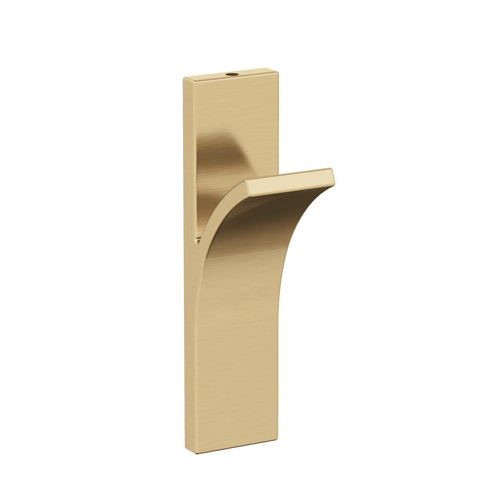 Apex Single Prong Wall Hook in Champagne Bronze