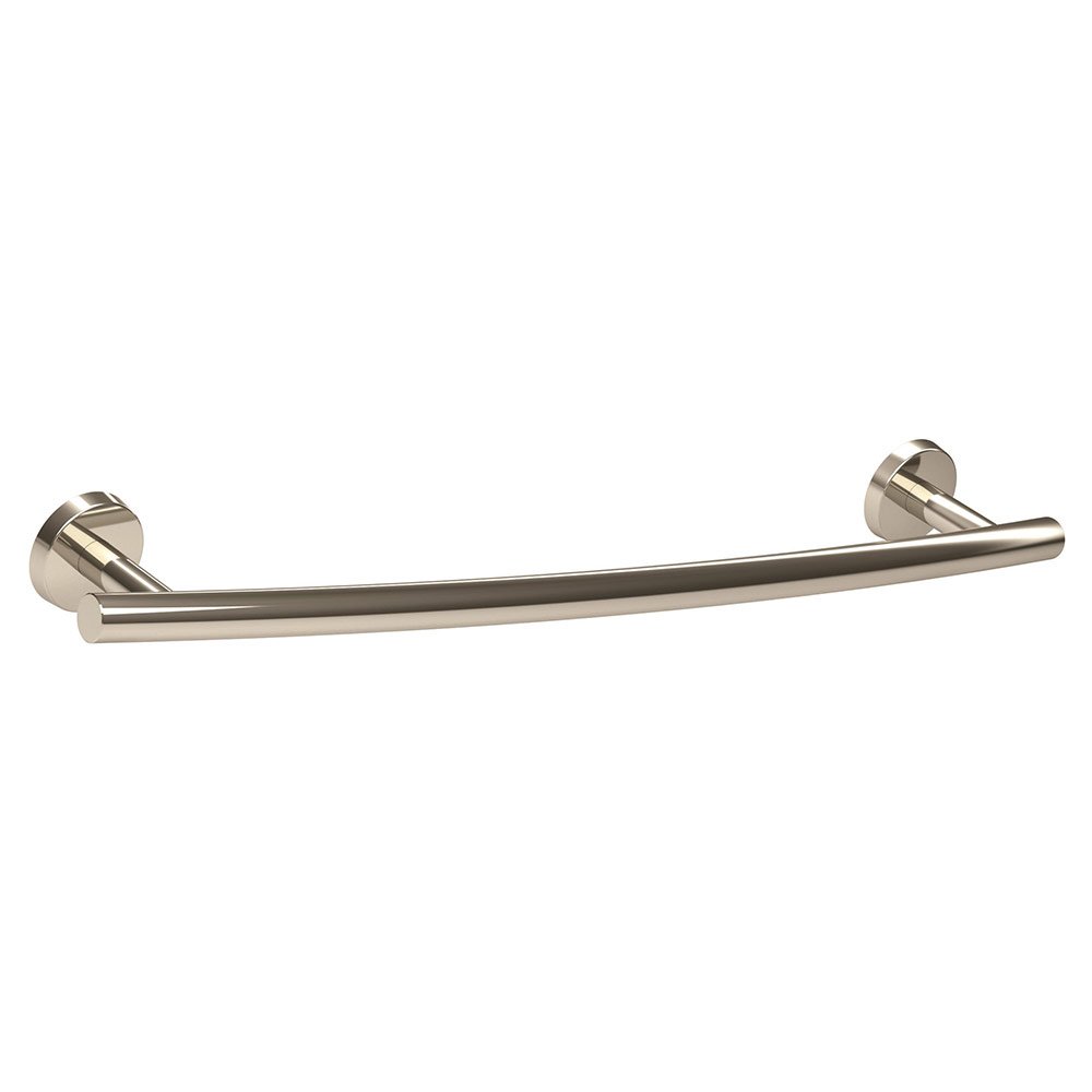 18" Curved Towel Bar in Polished Stainless Steel