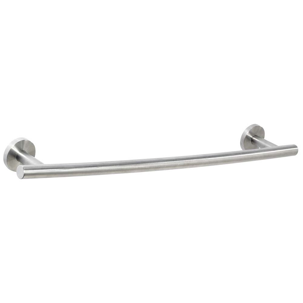 18" Curved Towel Bar in Stainless Steel