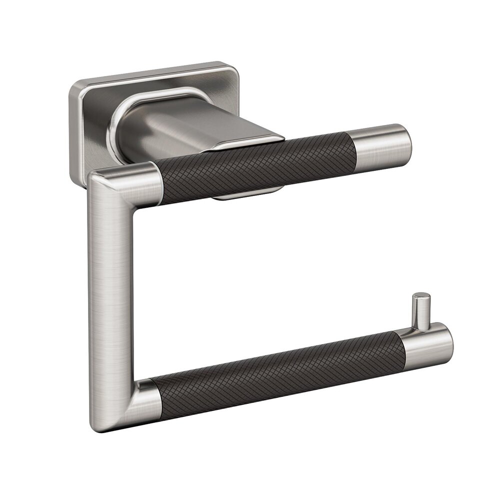 Single Post Toilet Paper Holder in Brushed Nickel and Oil Rubbed Bronze