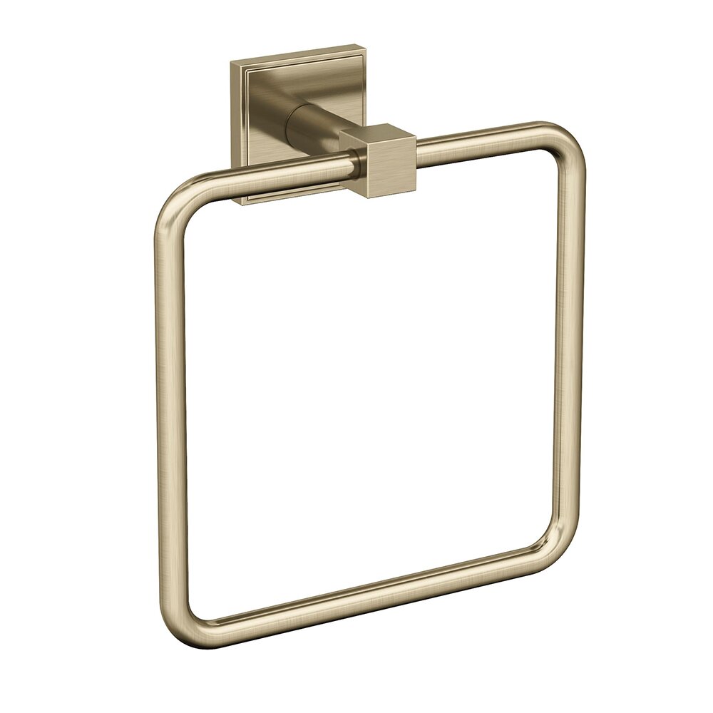7 1/16" (179 mm) Length Towel Ring in Golden Champagne