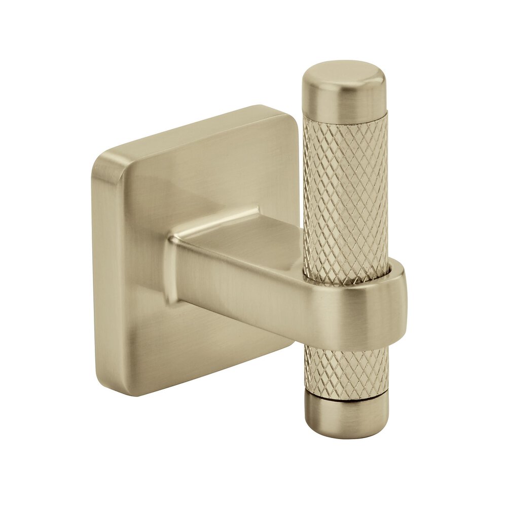 Contemporary Single Prong Golden Champagne Wall Hook