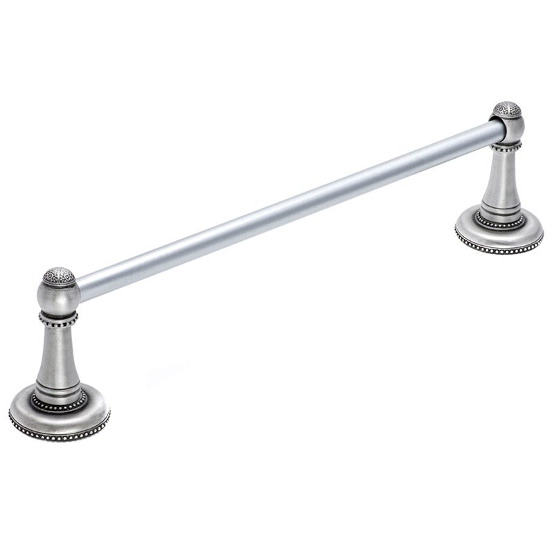 16" on Center Towel Bar with 5/8" Smooth Center in Satin