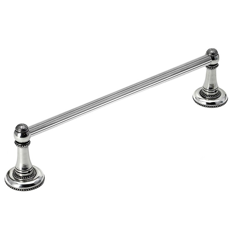 16" Center Towel Bar with 5/8" Reeded Center in Chalice