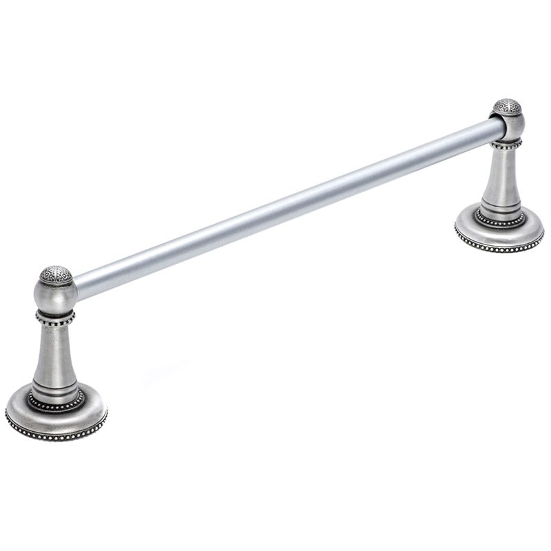 32" on Center Towel Bar with 5/8" Smooth Center in Satin