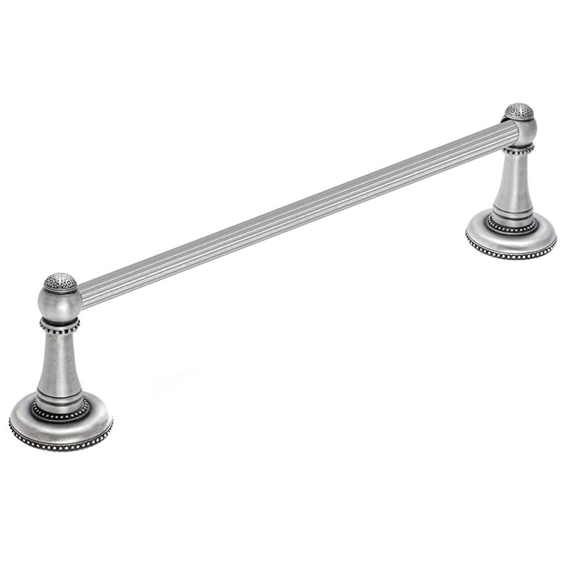 36" Center Towel Bar with 5/8" Reeded Center in Satin