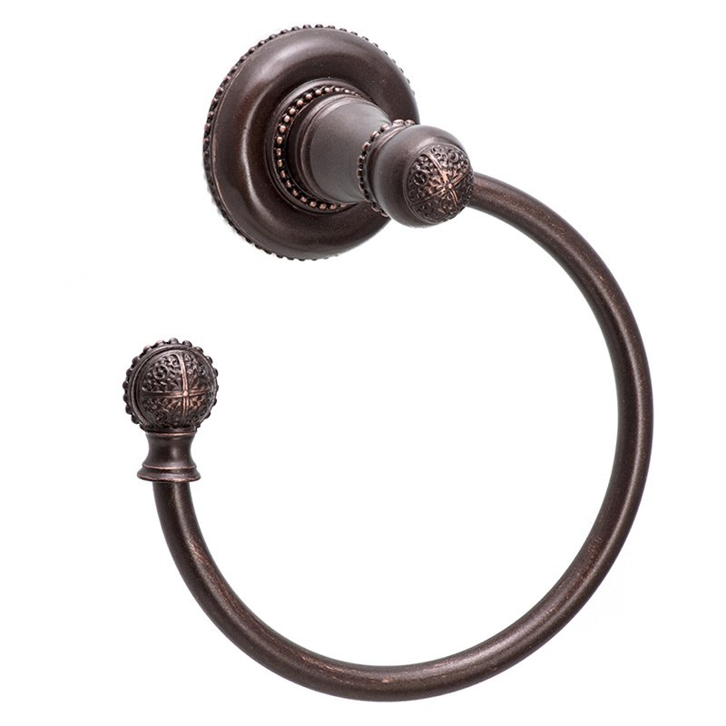 Swing Smooth Towel Ring Left in Oil Rubbed Bronze