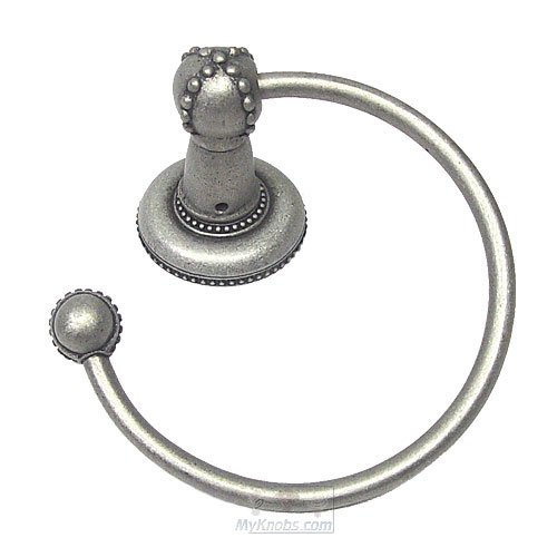 Towel Ring Left in Soft Gold