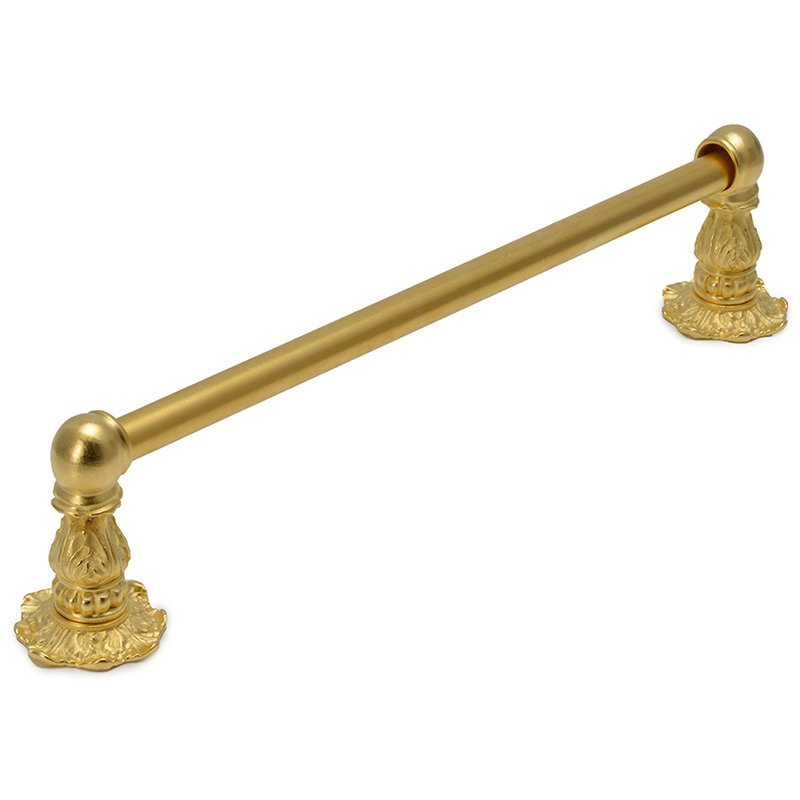 24" Towel Bar with 5/8" Smooth Center in Satin Gold