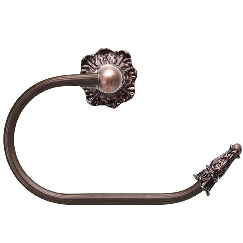 Swing Reeded Toilet Paper Holder Right Renaissance Style in Oil Rubbed Bronze