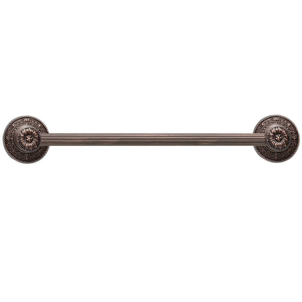 32" Centers Towel Bar Rosette Style in Satin Gold