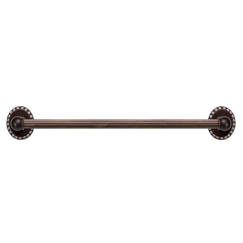 16" Centers Approx Towel Bar 5/8" Reeded Center In Oil Rubbed Bronze