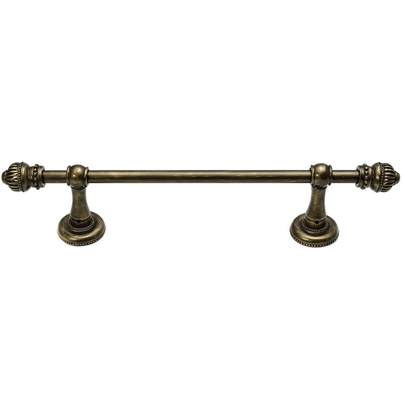 24" Centers Towel Bar with 5/8" Smooth Center in Antique Brass