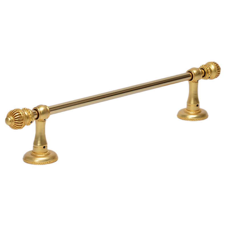 24" Centers Towel Bar with 5/8" Smooth Center in Satin Gold