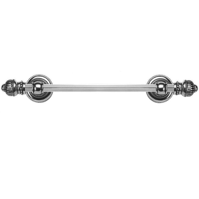 24" Centers Towel Bar with 5/8" Reeded Center in Chalice