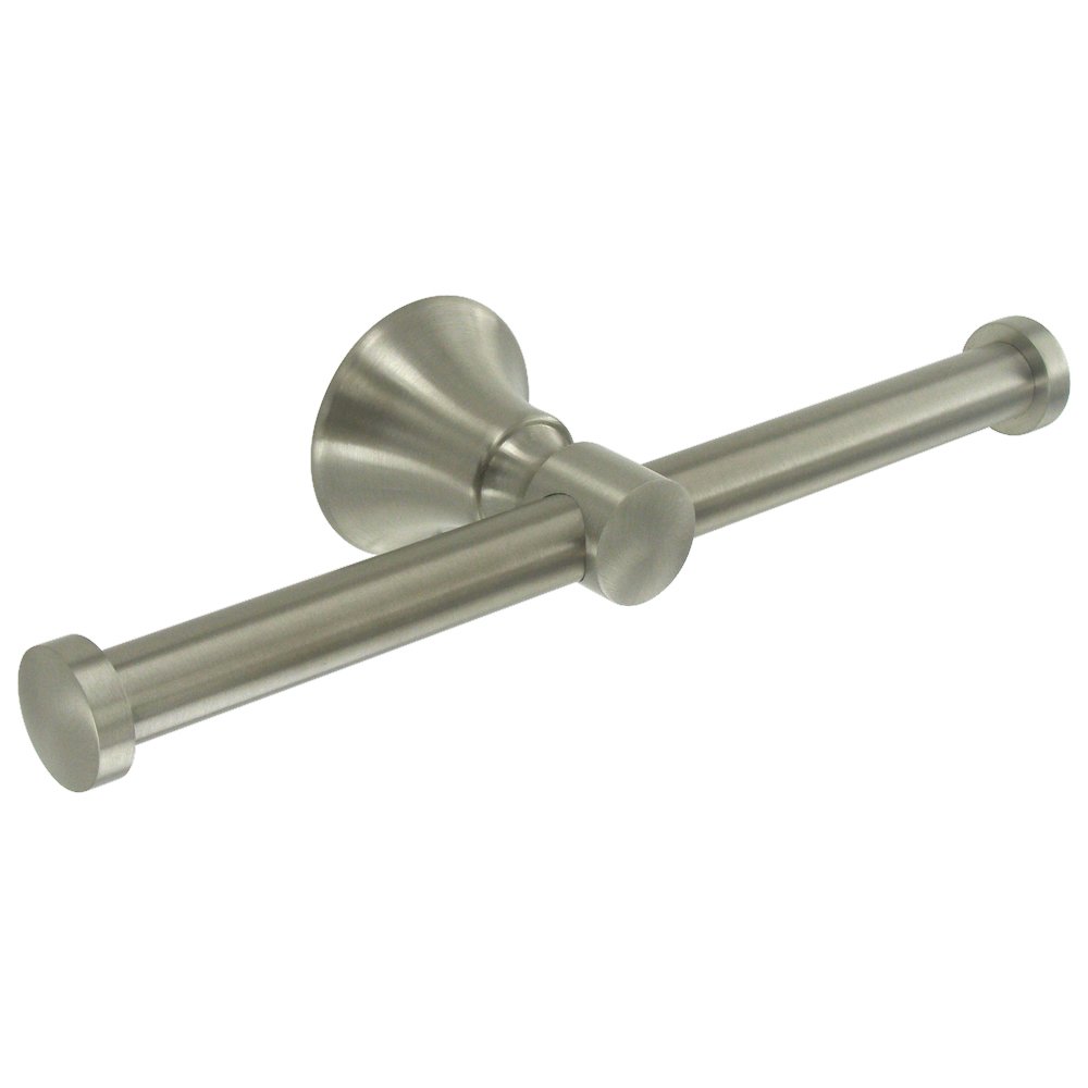Double Toilet Paper Holder in Brushed Nickel