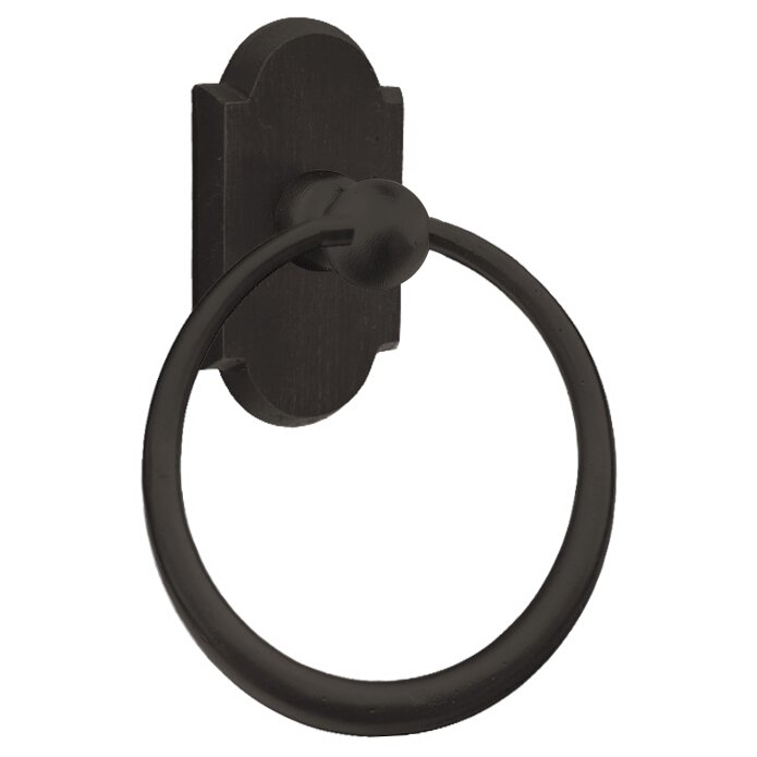 Arched Towel Ring in Medium Bronze