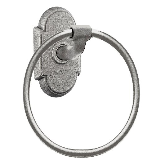 #1 Arched Towel Ring in Satin Steel