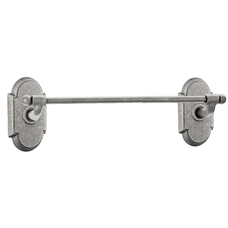 #1 Arched 24" Single Towel Bar in Satin Steel