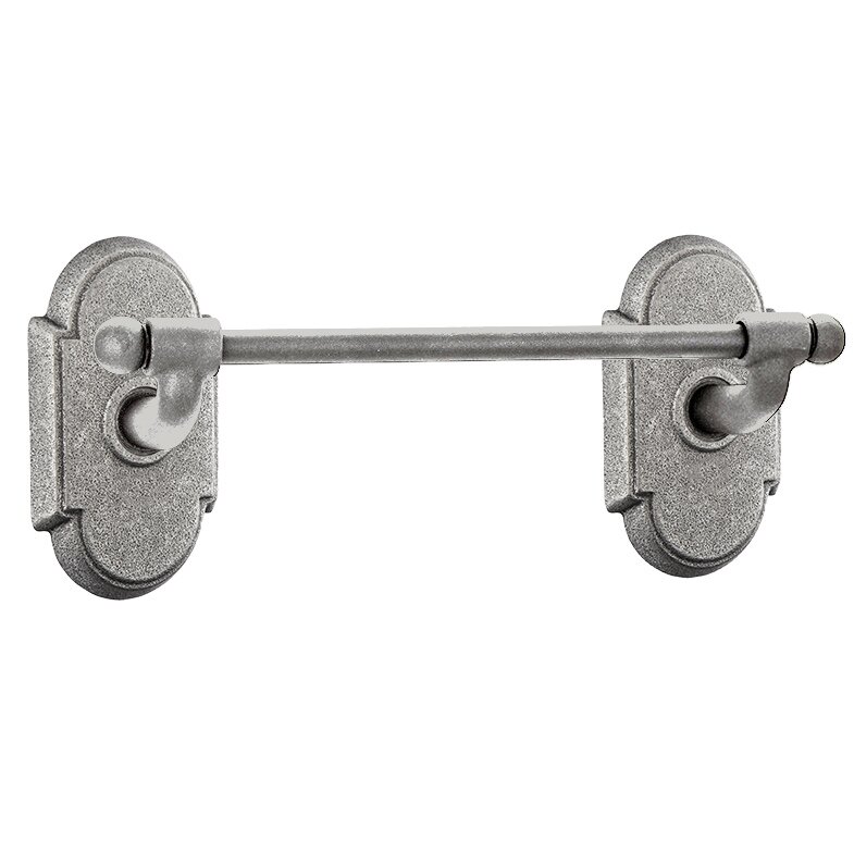 #1 Arched 12" Centers Towel Bar in Satin Steel
