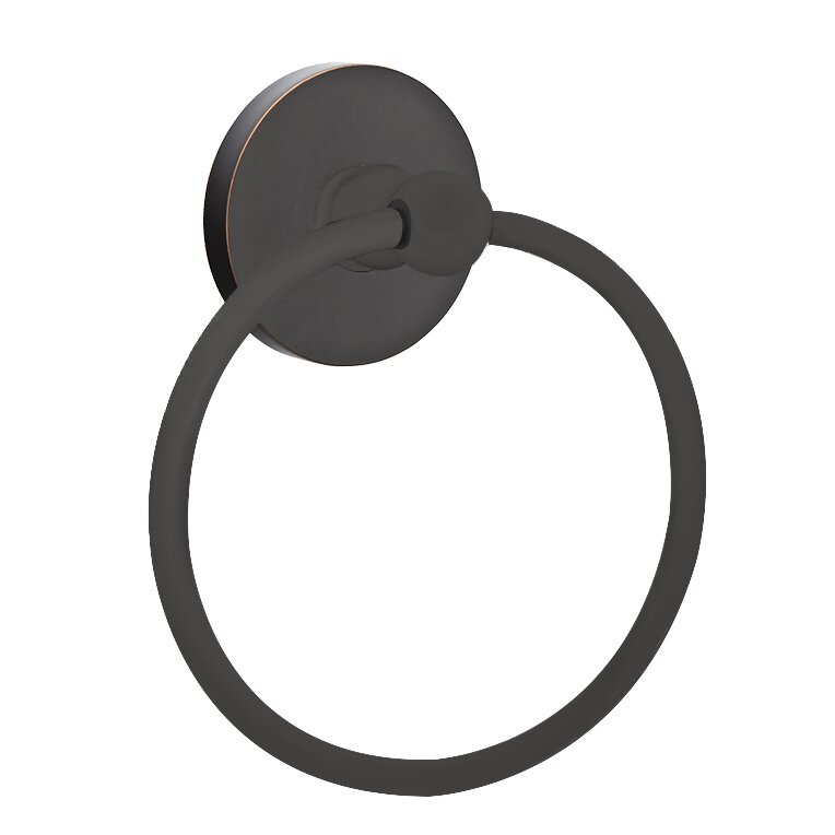 Small Disk Towel Ring in Oil Rubbed Bronze