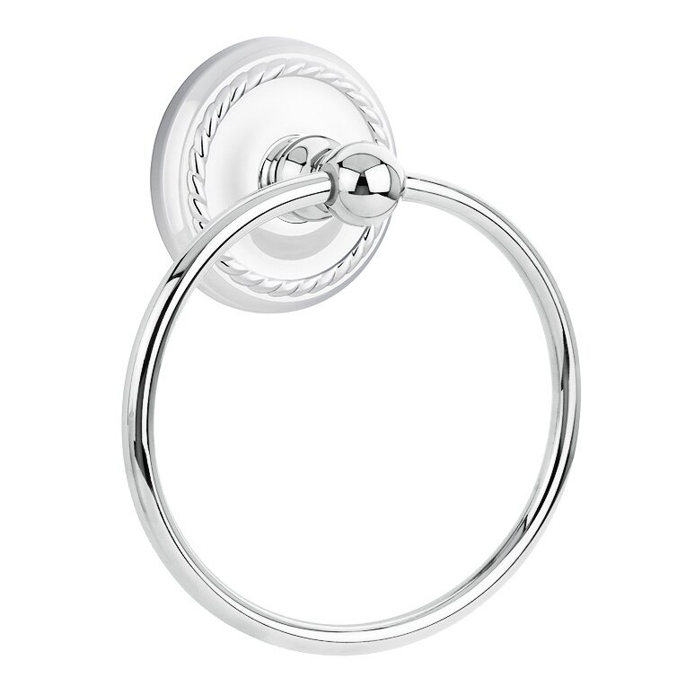 Rope Towel Ring in Polished Chrome