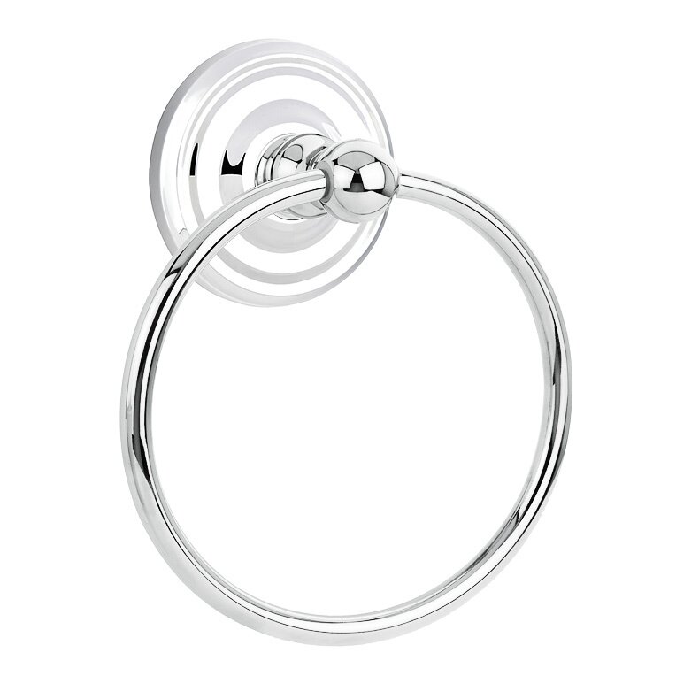 Small Regular Towel Ring in Polished Chrome