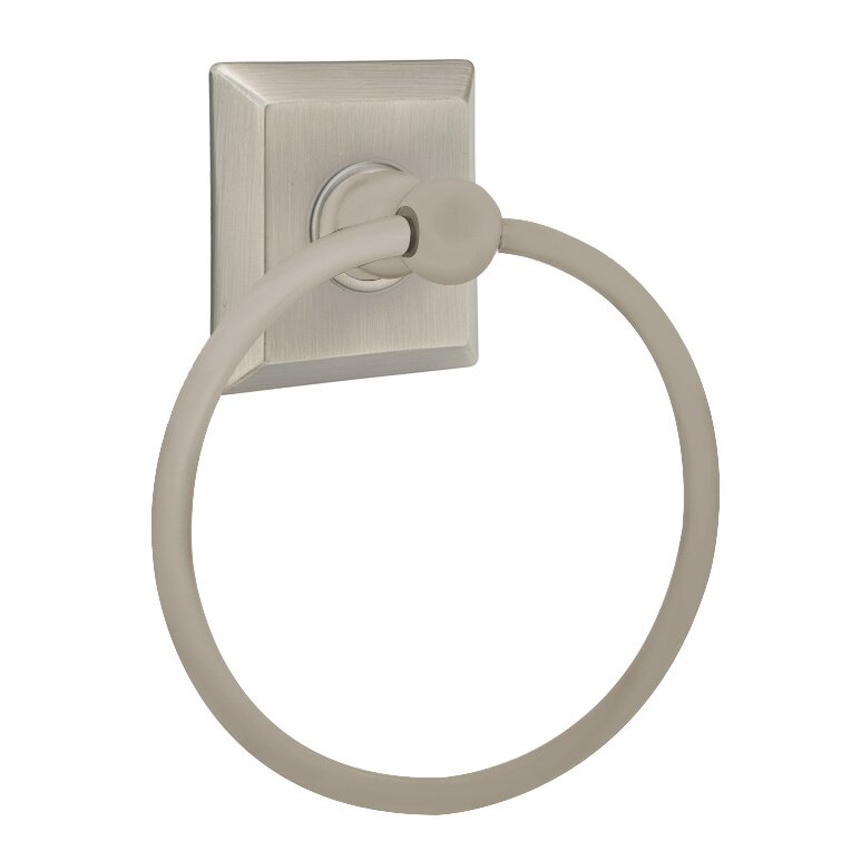 Quincy Towel Ring in Pewter