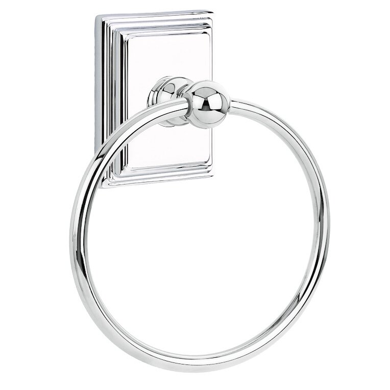 Wilshire Towel Ring in Polished Chrome
