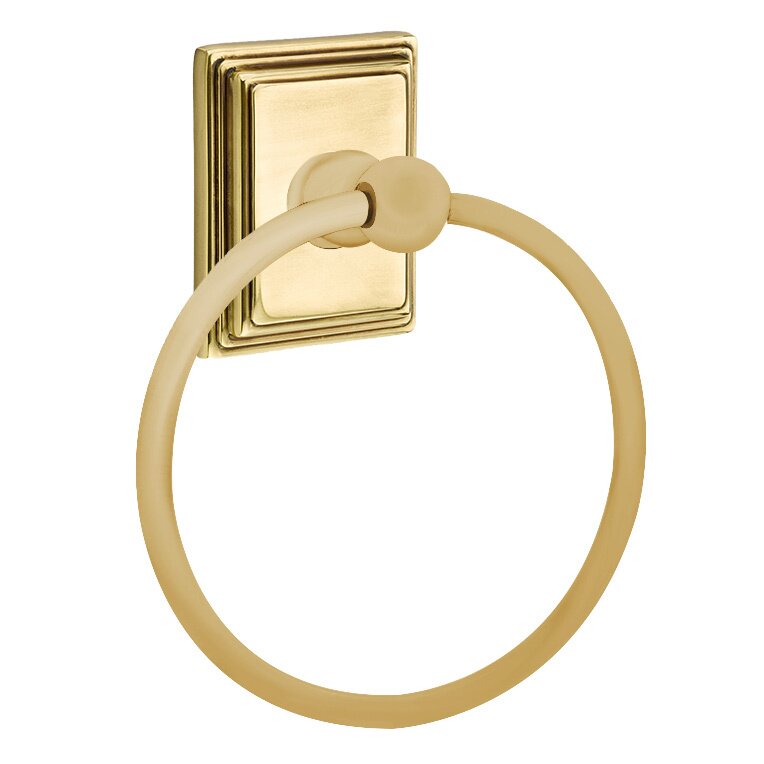 Wilshire Towel Ring in French Antique Brass