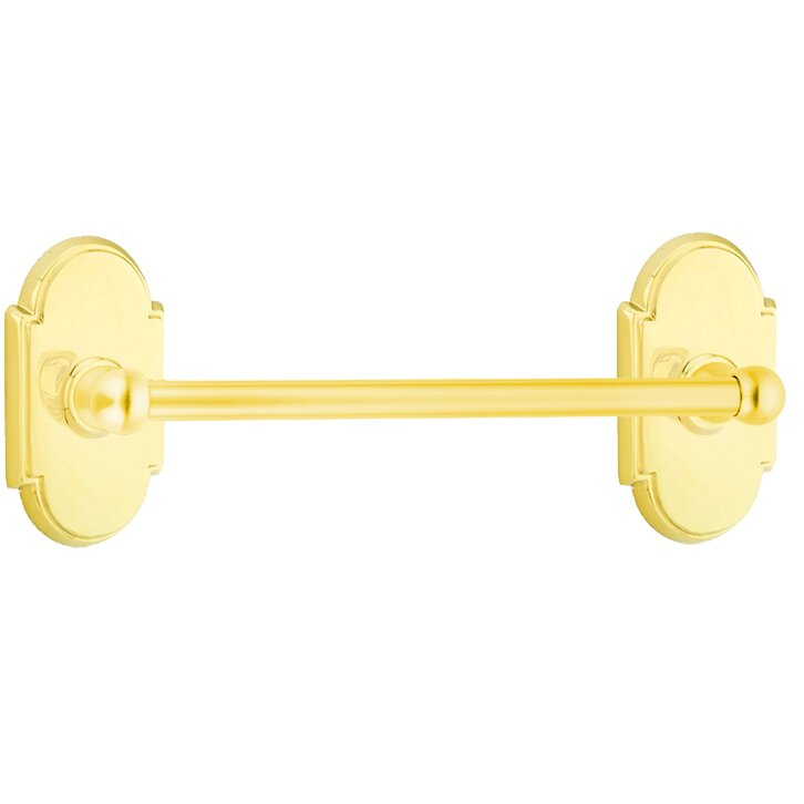 Arched 18" Single Towel Bar in Lifetime Brass