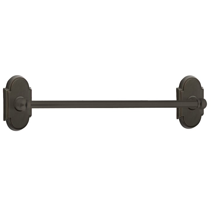 Arched 24" Single Towel Bar in Oil Rubbed Bronze
