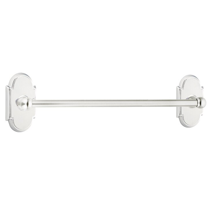 Arched 24" Single Towel Bar in Polished Chrome