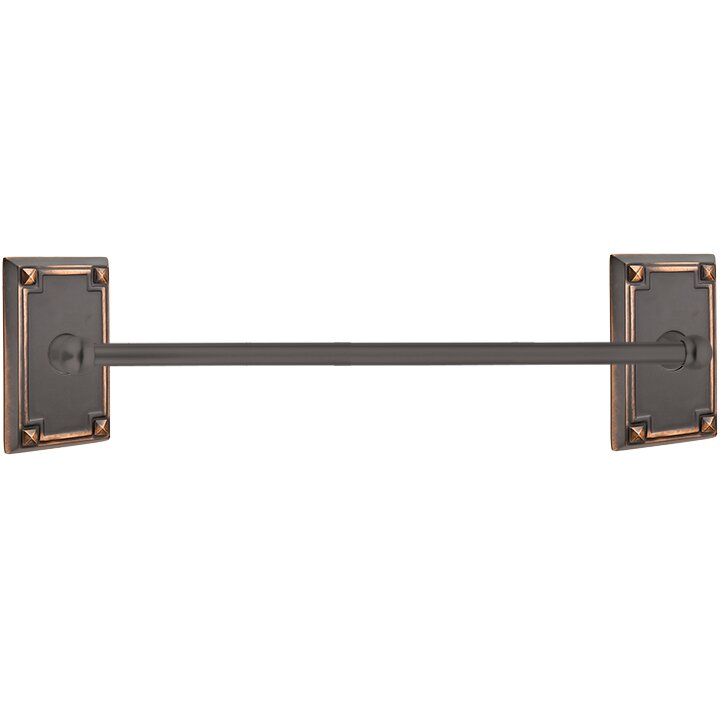 Arts & Crafts 30" Single Towel Bar in Oil Rubbed Bronze