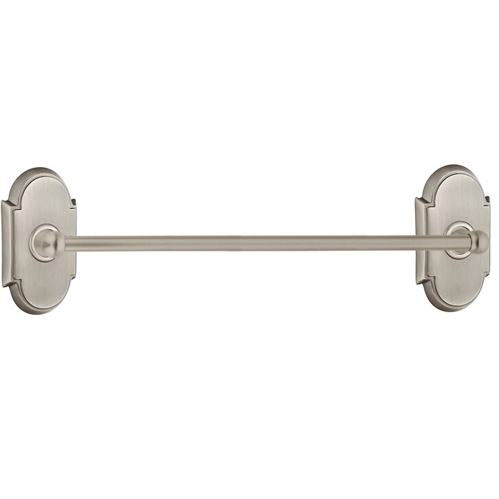 Arched 30" Single Towel Bar in Pewter