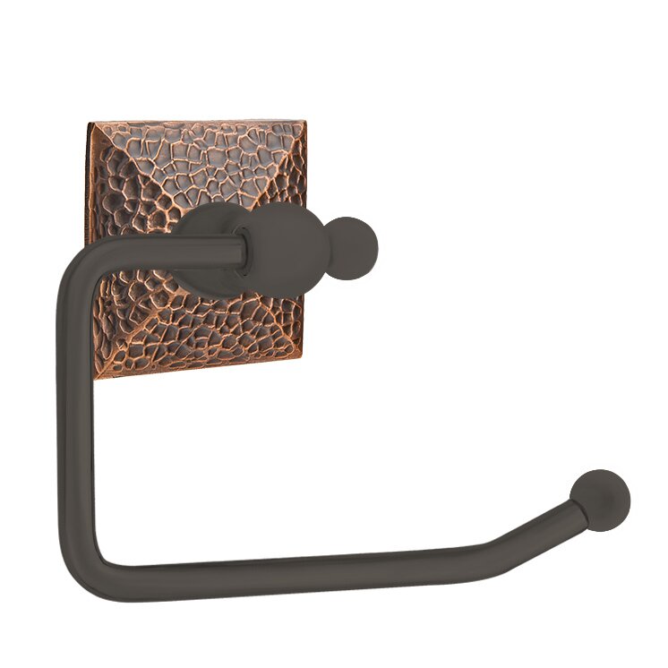 Hammered Bar Style Tissue Holder in Oil Rubbed Bronze