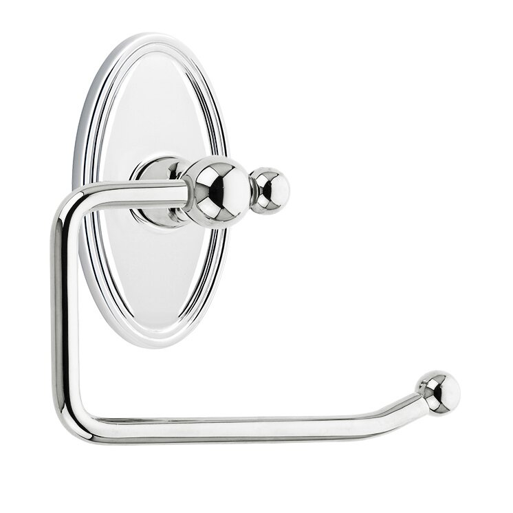 Oval Tissue Holder in Polished Chrome