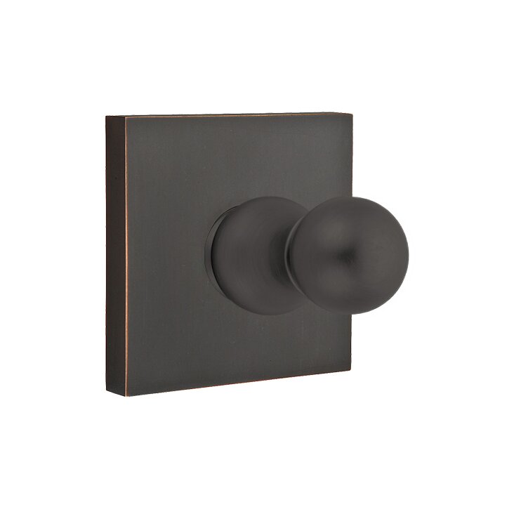Square Single Hook in Oil Rubbed Bronze
